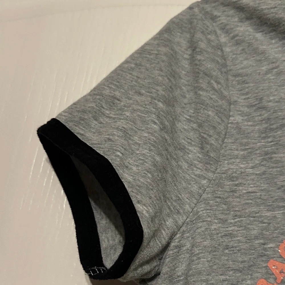 Justice Heather Gray Tee with Black Accents - Picture 5 of 8